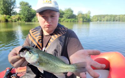 Récit de pêche : 20 black-bass lors du stage float-tube à Nohic