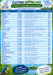 Affiche des élections AAPPMA 2026 maj 14-10-2026